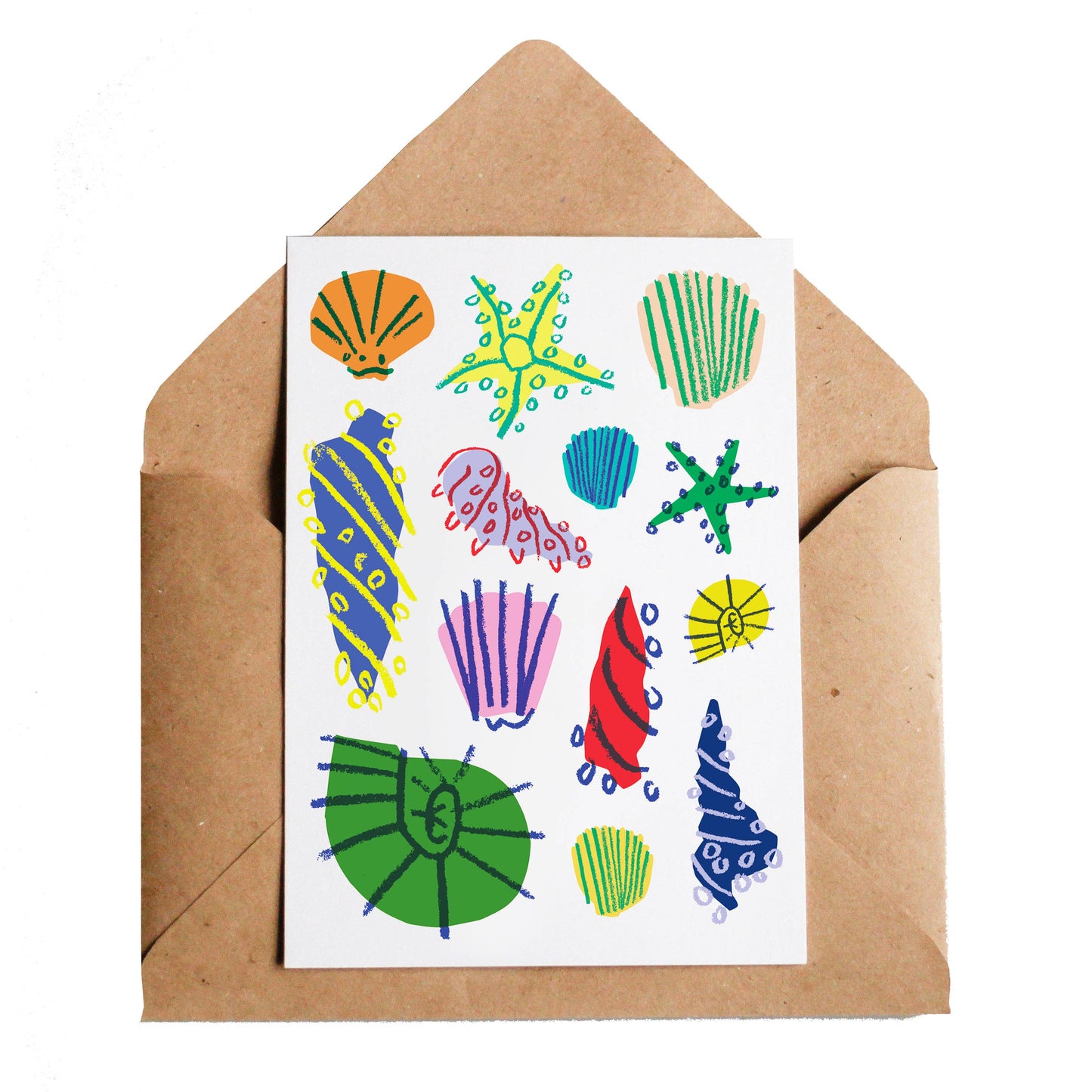 Seashells Greeting Card