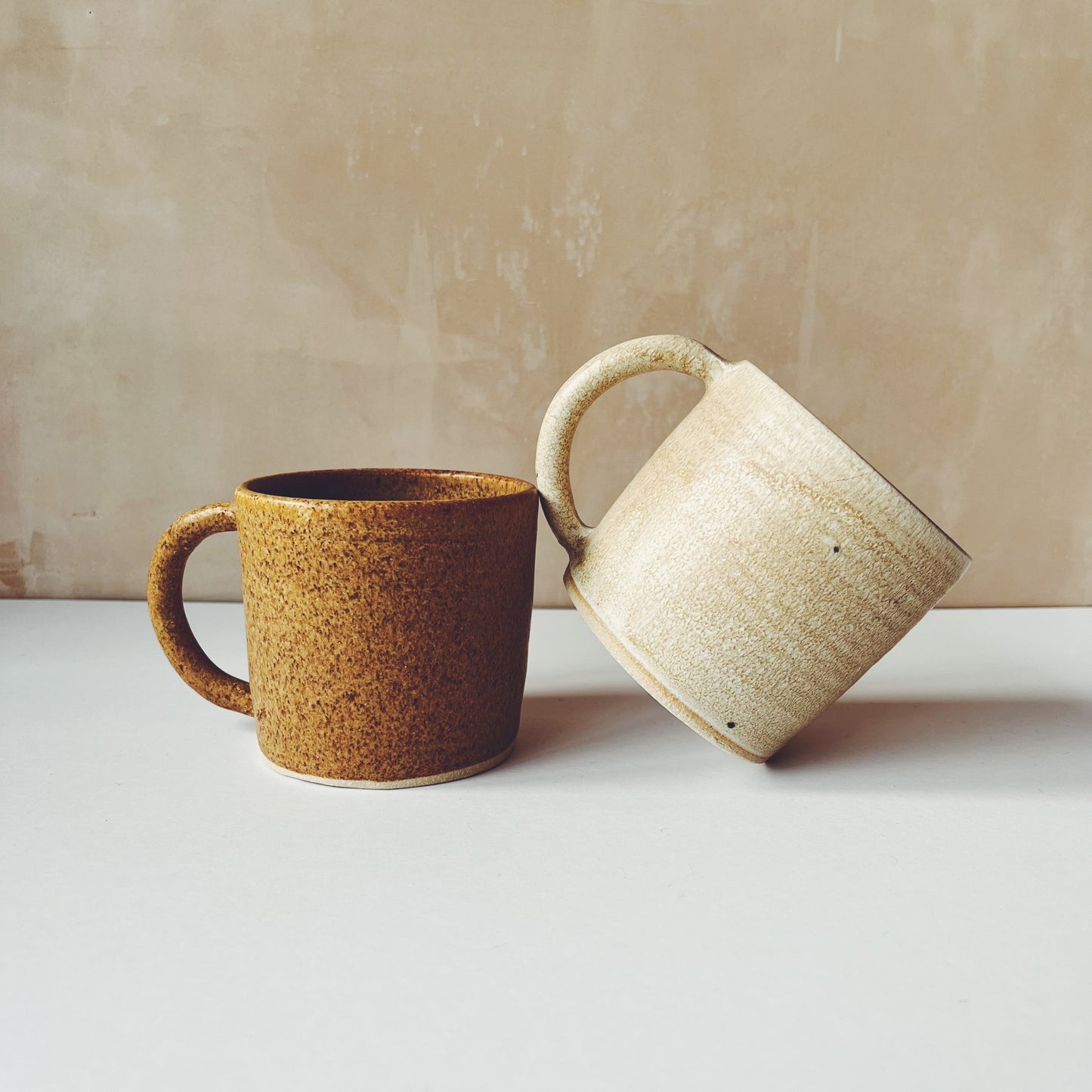 Charlotte Manser Ceramic Straight Mug - Sandstone