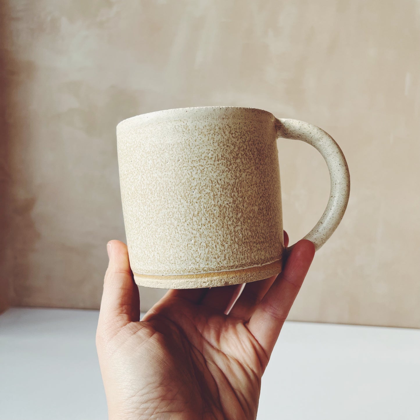 Charlotte Manser Ceramic Straight Mug - Cream