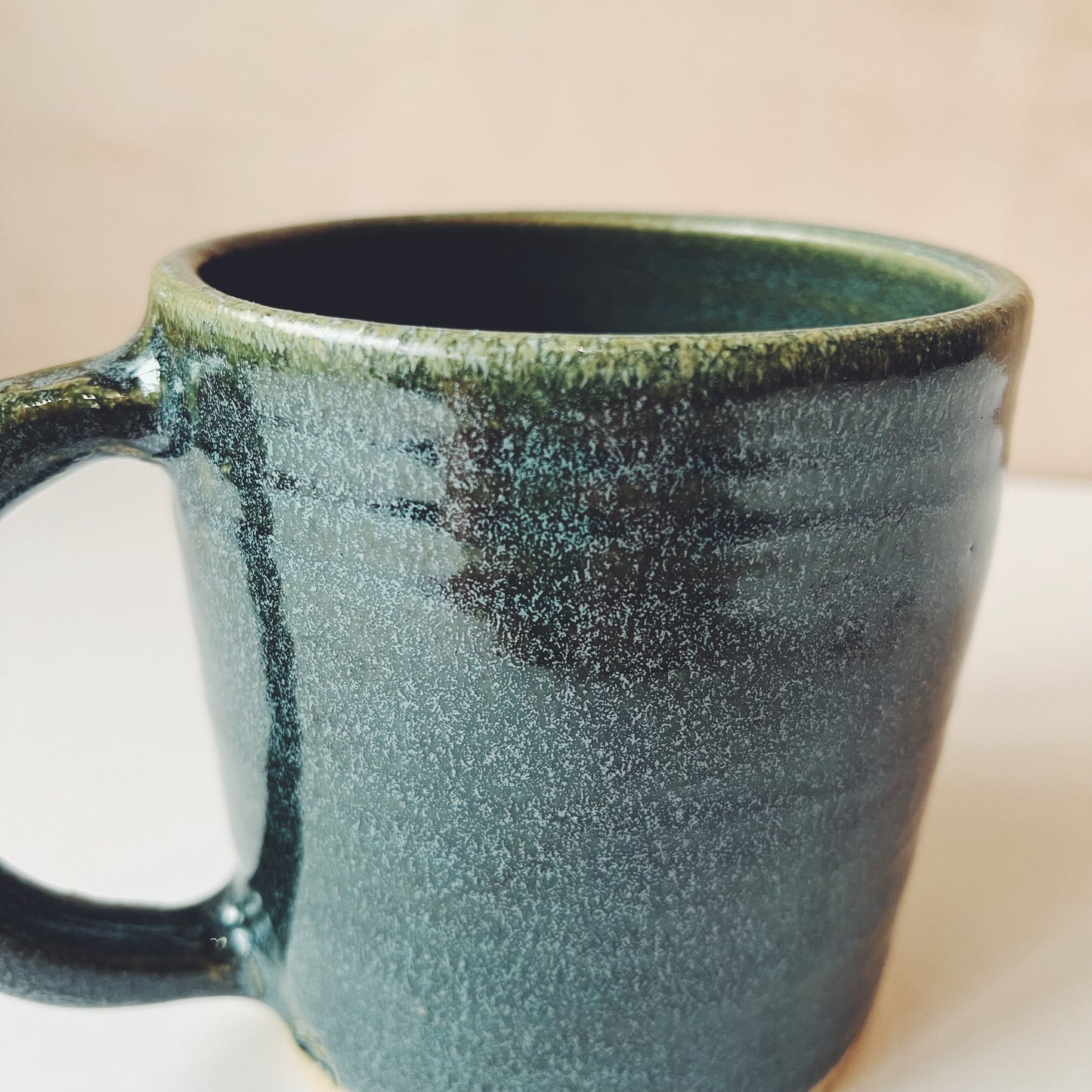 Charlotte Manser Ceramic Straight Mug - Green