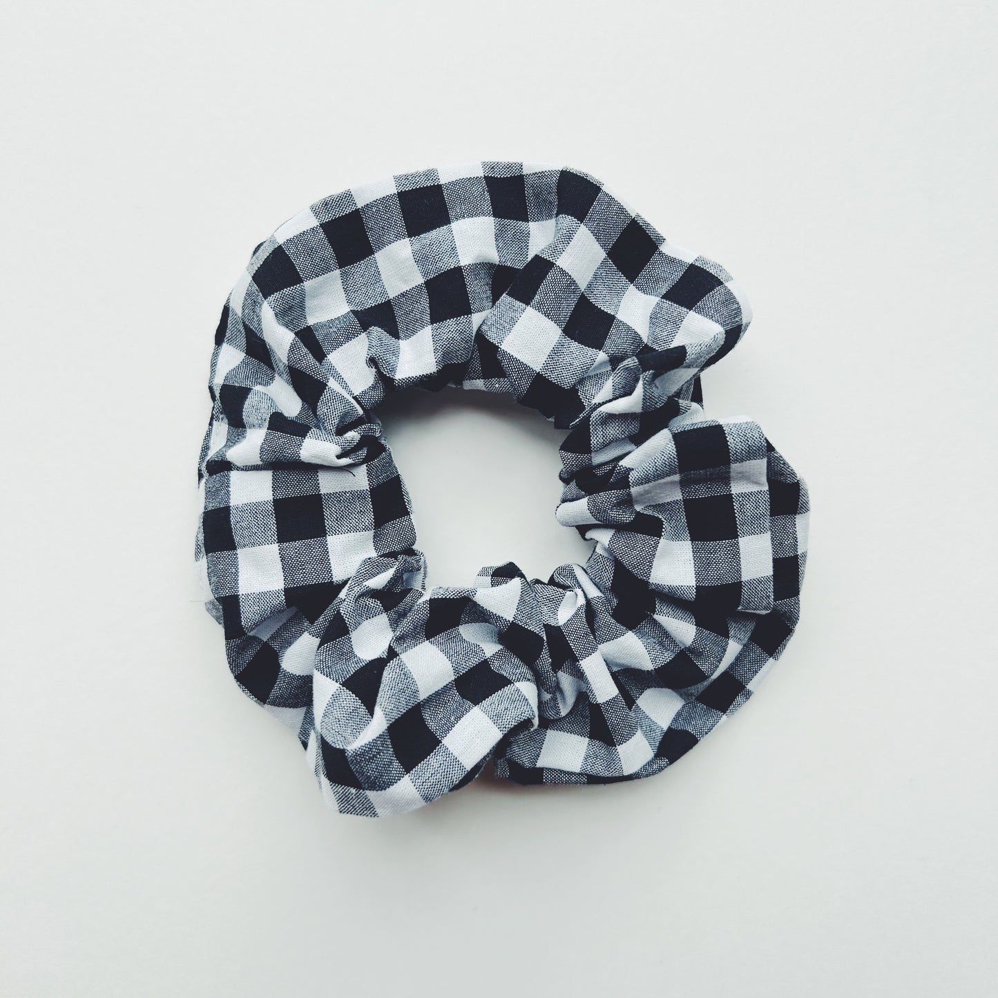 Linen Cotton Fabric Hair Scrunchie