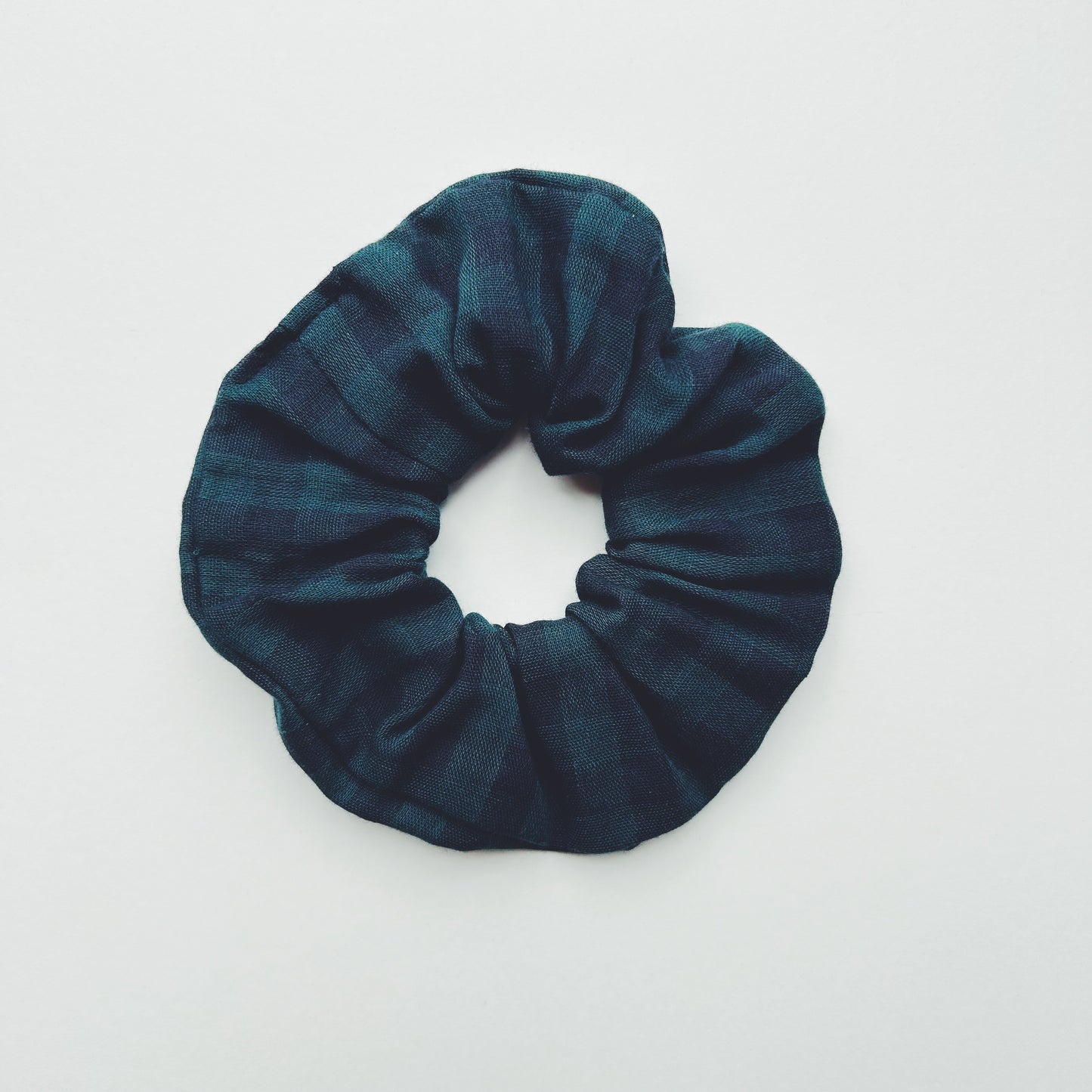 Linen Cotton Fabric Hair Scrunchie