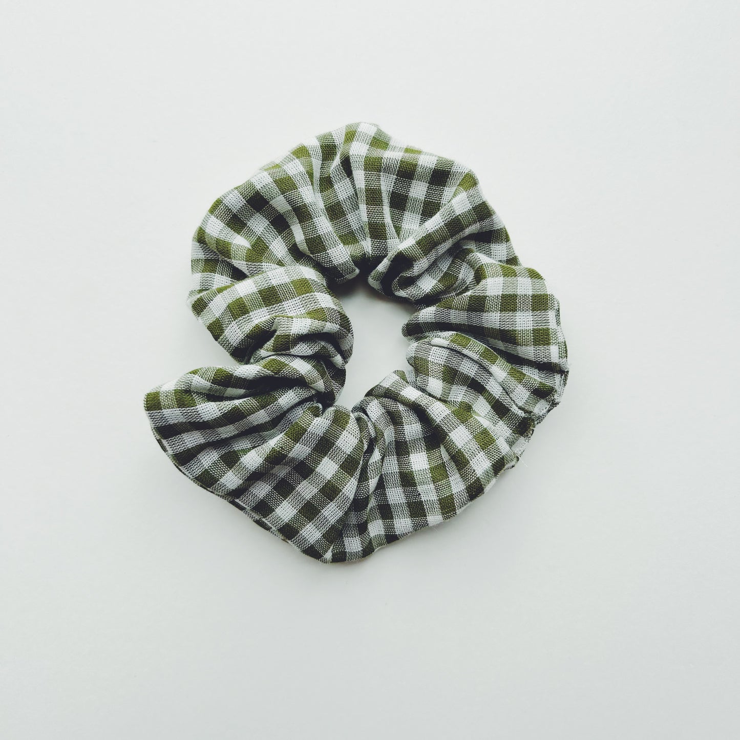 Linen Cotton Fabric Hair Scrunchie