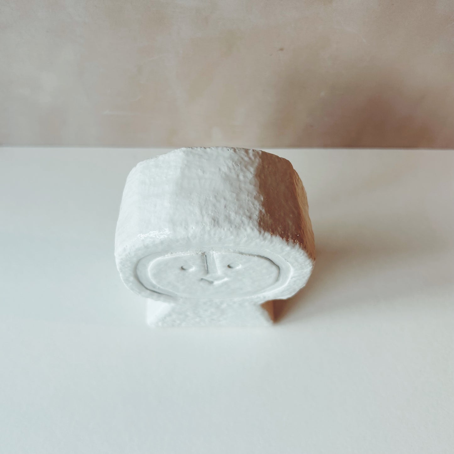 Peter Slight Small Ceramic Face Sculpture No 3