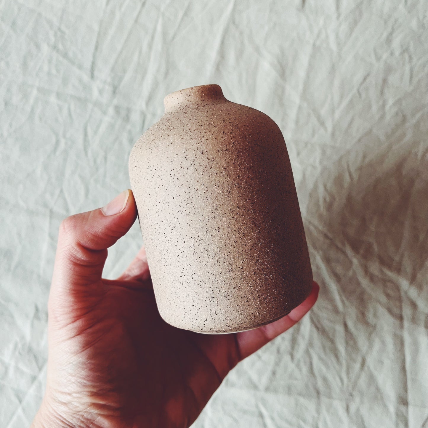 Speckled Ceramic Bud Vase