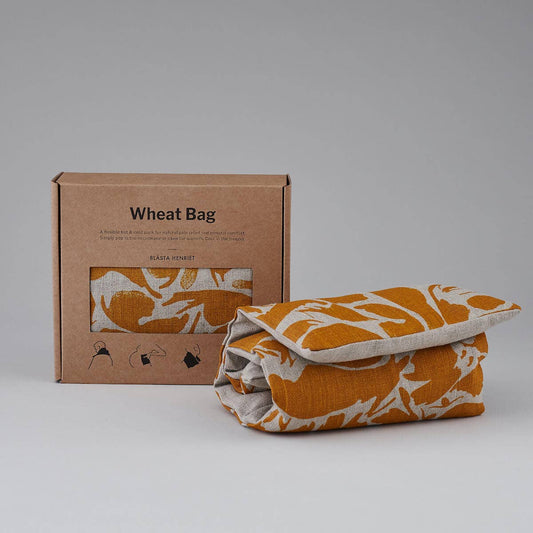 Blasta Henriet Therapeutic Natural Wheat Bag - Mustard Abstract